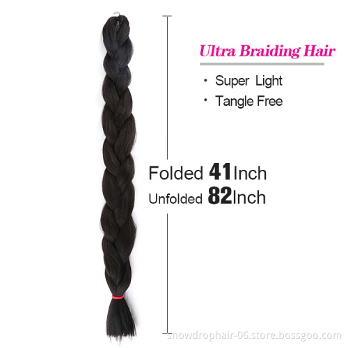 Julianna Premium Private Label Expression Ultra Wholesale Extension 82Inch New Synthetic Jumbo Braid Hair